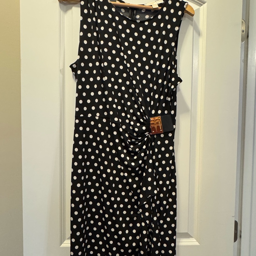 Michael Kors Polka Dot Black and White Dress